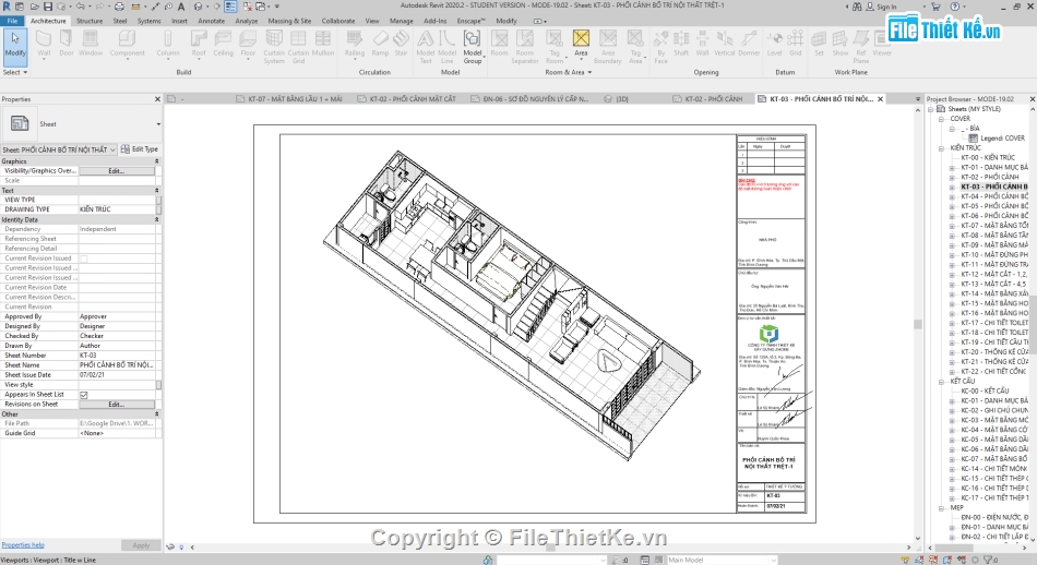 Nhà phố hiện đại 2 tầng,Nhà phố 2 tầng,bản vẽ nhà phố 4.5x15m full,thiết kế nhà phố 2 tầng revit,file revit nhà phố 2 tầng